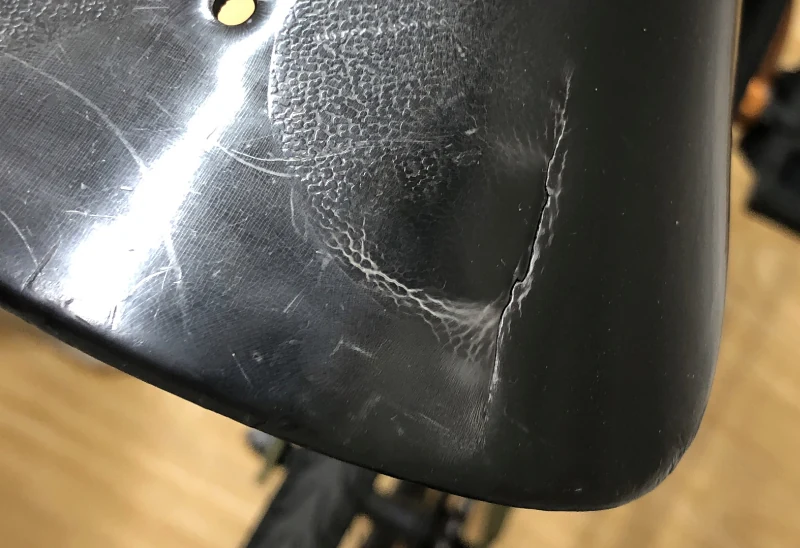 現在のシートの劣化