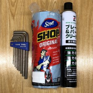 サドル交換に使った道具